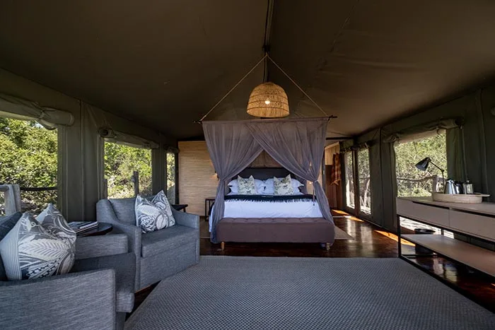 Classic Safari Tent Accomodation At HillsNek Safari Camp